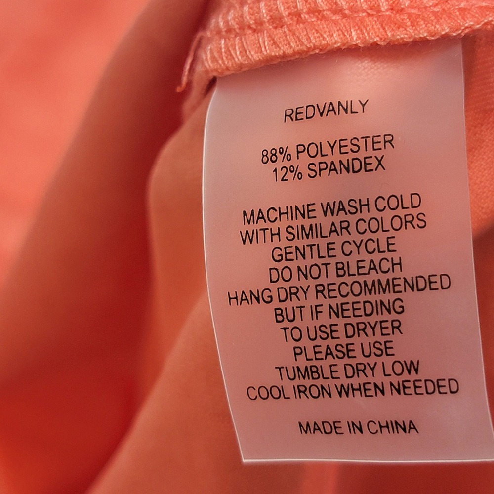 NWT REDVANLY Men's XXL‎ Coral Jacquard Polo Shirt Athletic Golf Luxury PUREPoly - Picture 2 of 12